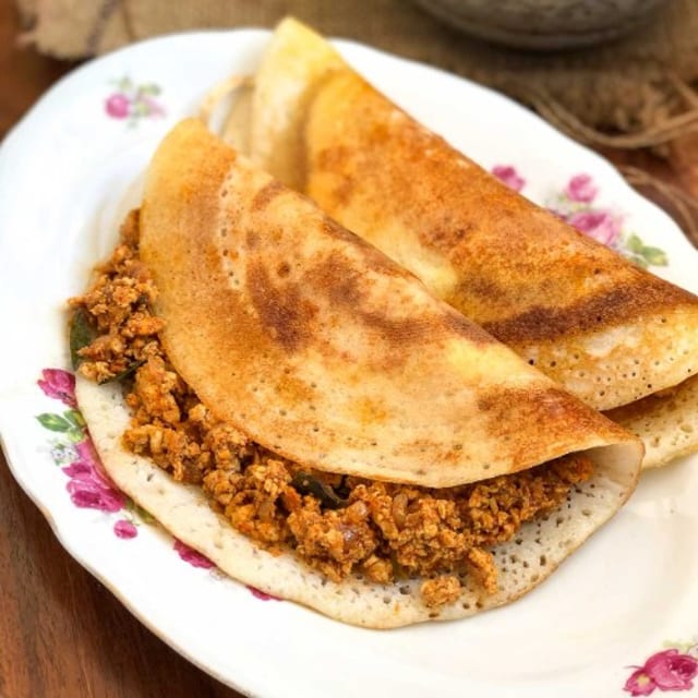 Goat Keema Dosa.