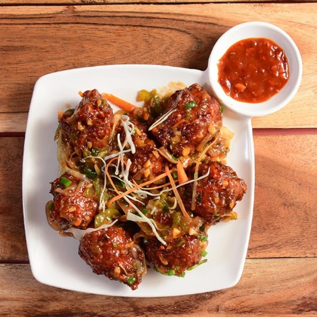 Veg Manchurian.
