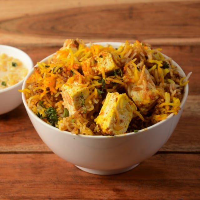 Paneer Biryani.