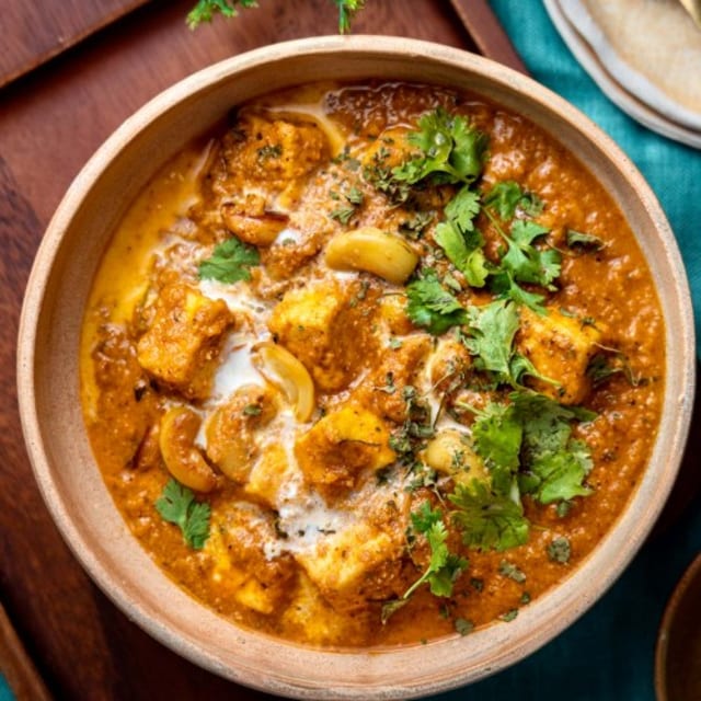 Cashew Paneer Curry.