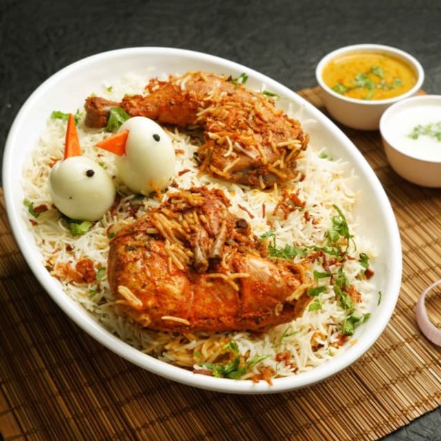 Chicken Dum Biryani.