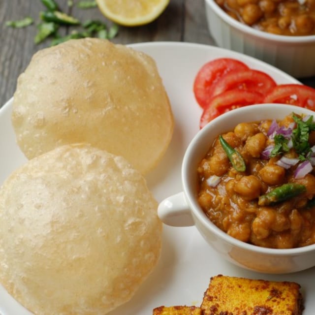 Poori with Chana Curry.