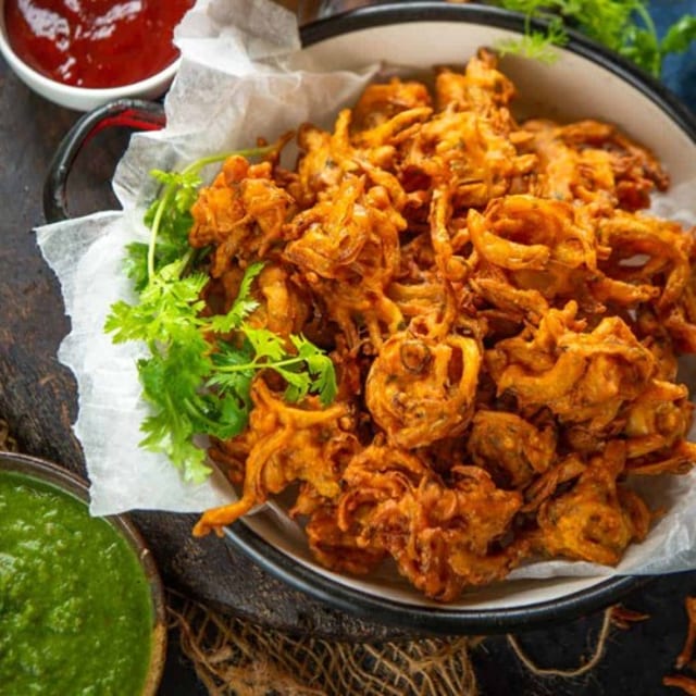 Onion Pakora.