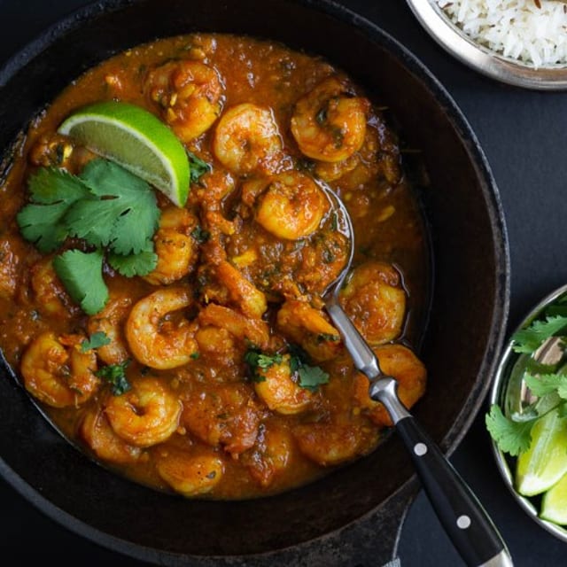 Royyala Koora (Shrimp).