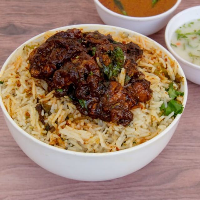 Ulavachaaru Goat Biryani.