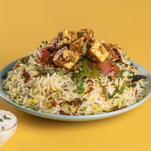 Gongura Paneer Biryani.