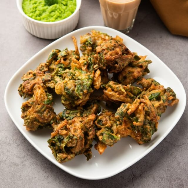 Spinach Pakora.