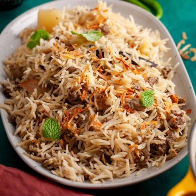 Veg Keema Biryani -Weekend Spl.