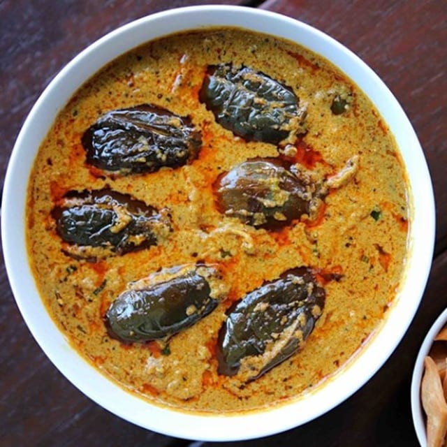 Guthi Vankaya Curry (Brinjal).